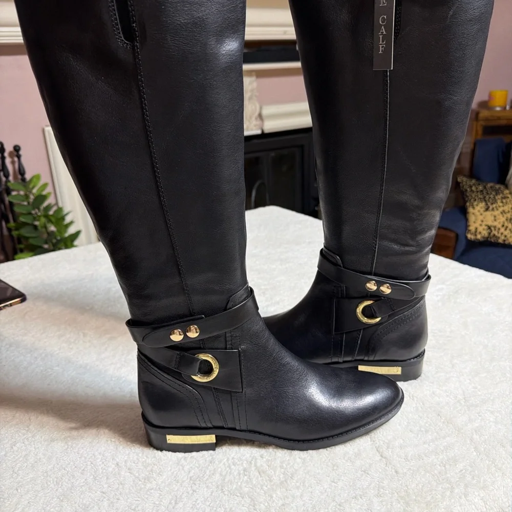 Vince Camuto over the knee boots BRANDNEW WIDE CALF SIZE 8M/38